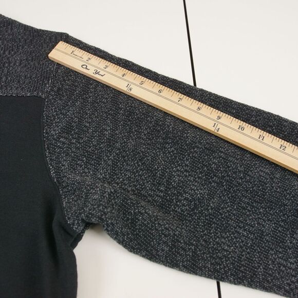 Cookies Black Contrast Knit Cotton Blend Sweatshirt Mens Sz XXL - Picture 6 of 10